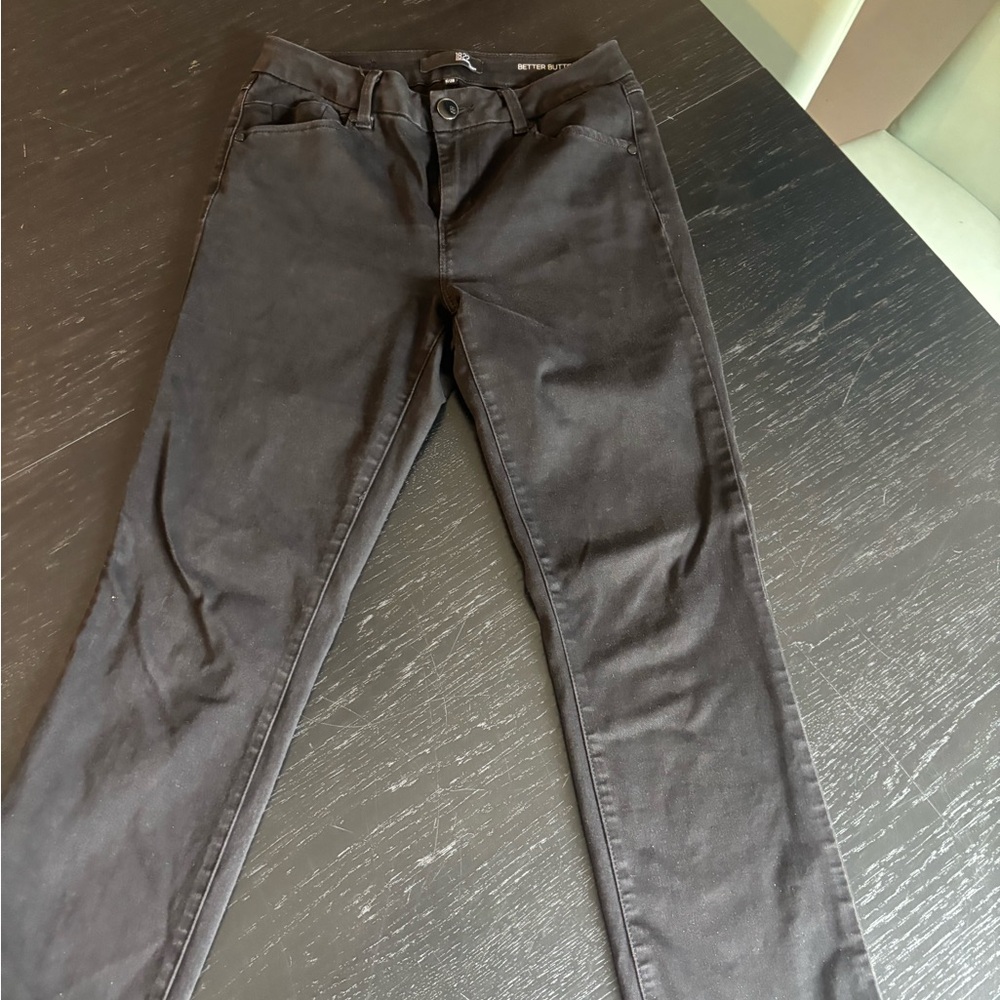 1822 Black Straight Fit Jeans